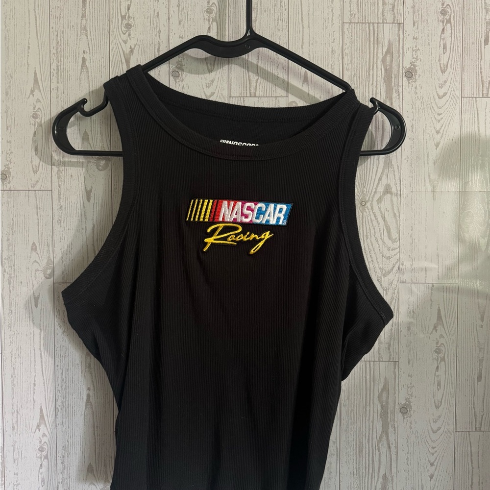 NASCAR Black Ribbed Tank Top